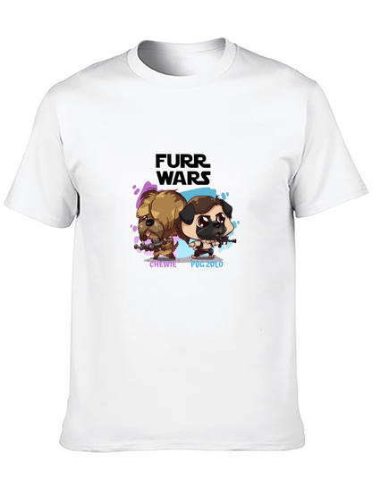 Furr Wars Black T-Shirt