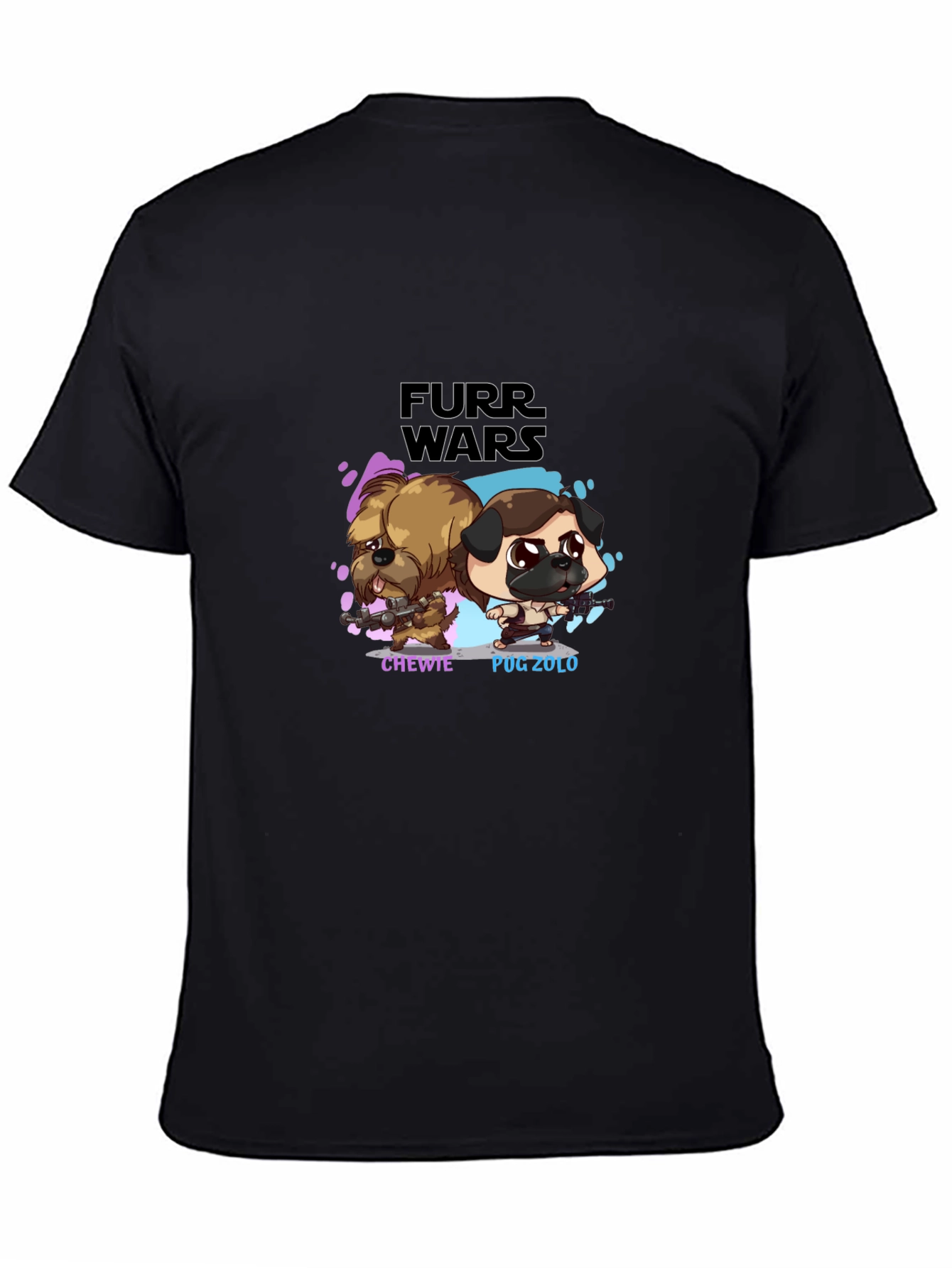 Furr Wars Black T-Shirt