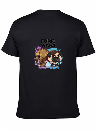Furr Wars Black T-Shirt