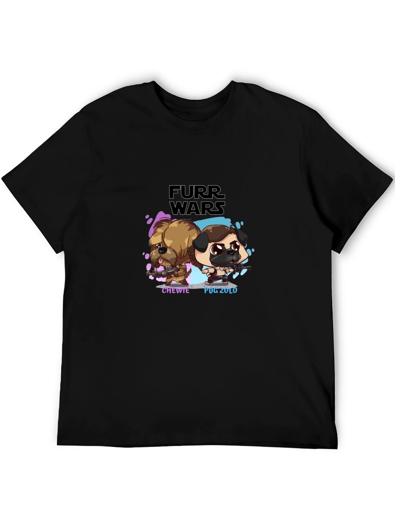 Furr Wars Black T-Shirt