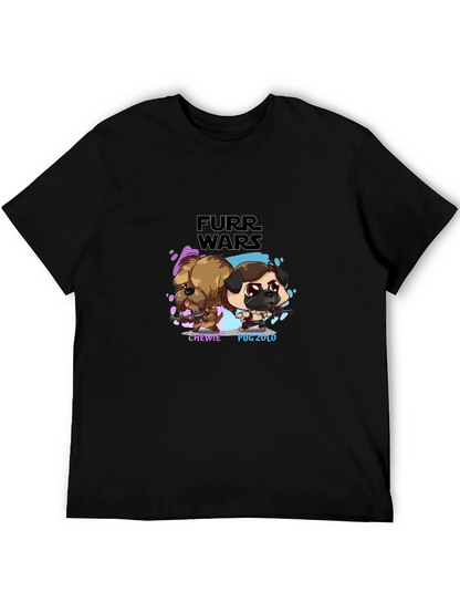 Furr Wars Black T-Shirt