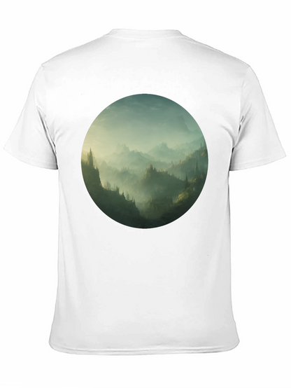 Mystic Mountain Vista Black T-Shirt