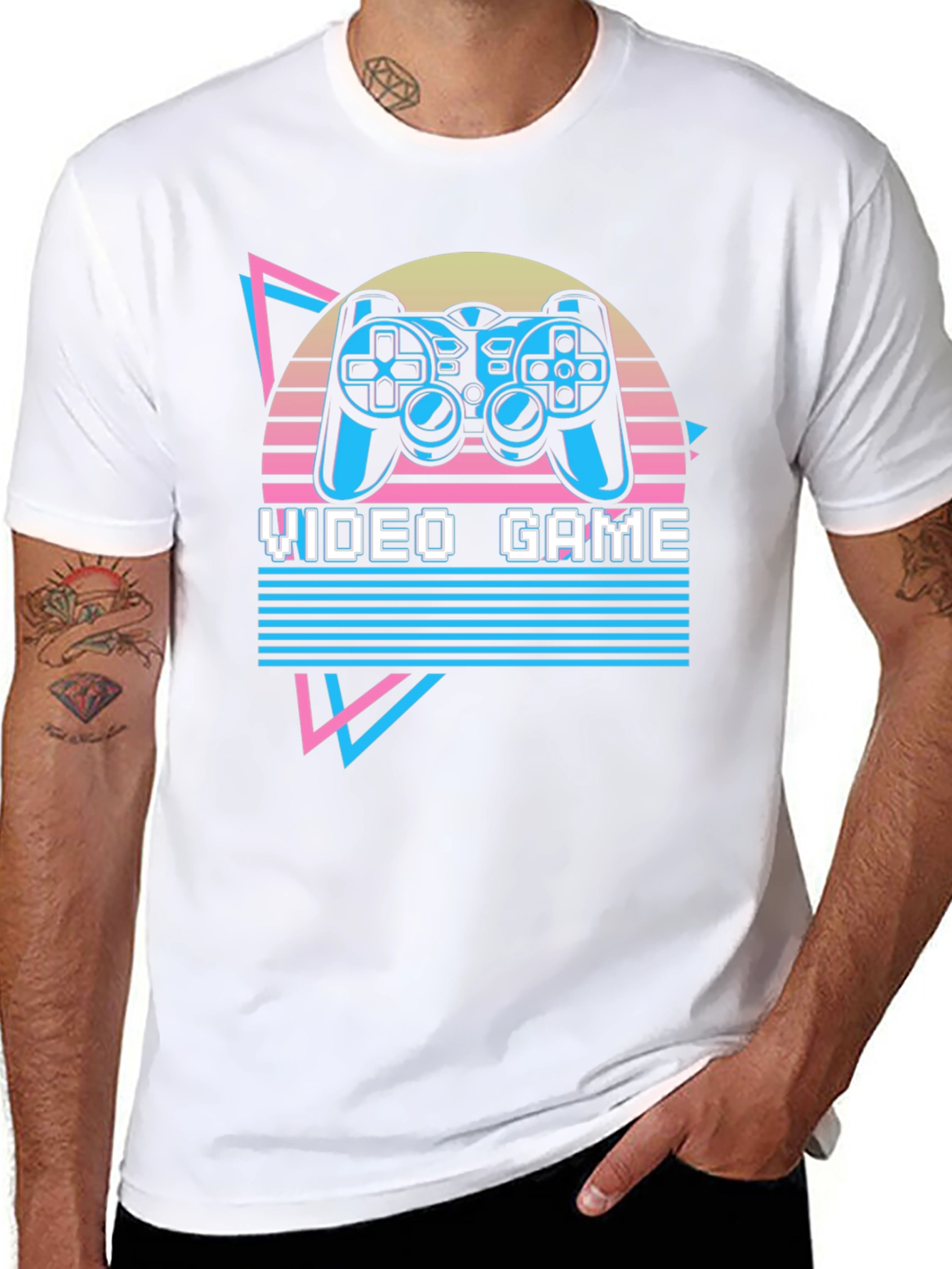 Retro Video Game T-Shirt - 80s Style Graphic Tee