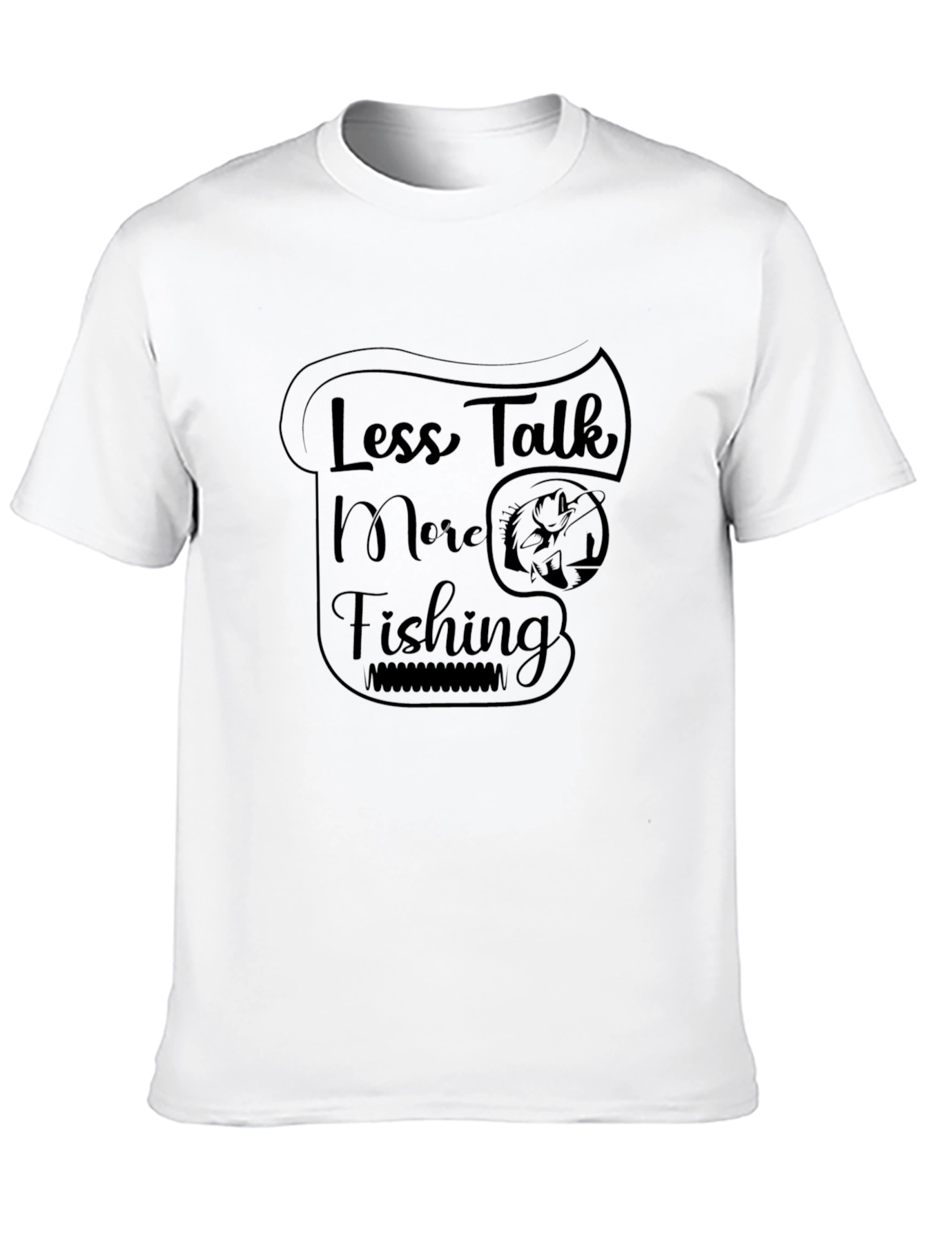 Less Talk More Fishing Graphic Tee