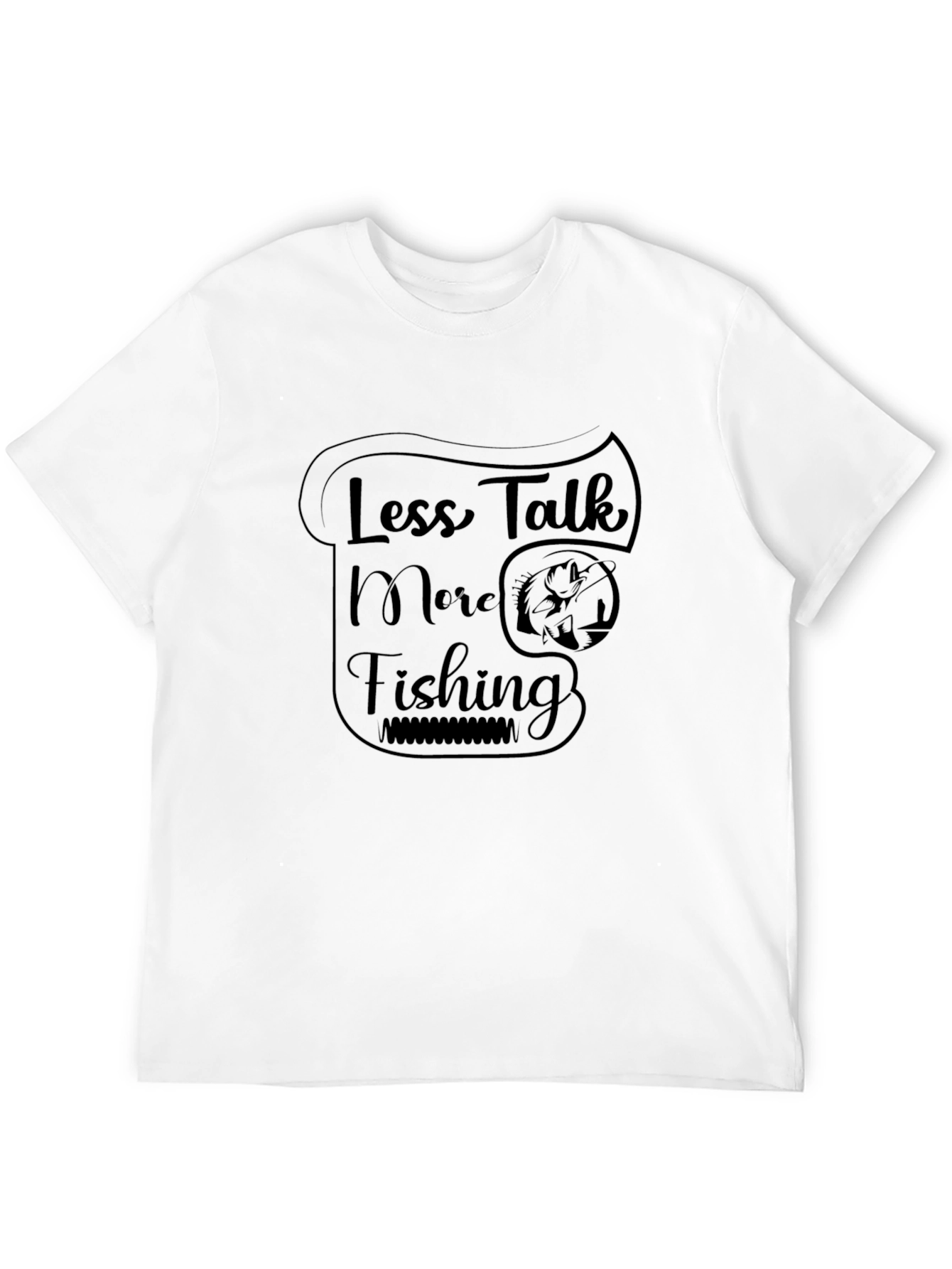 Less Talk More Fishing Graphic Tee