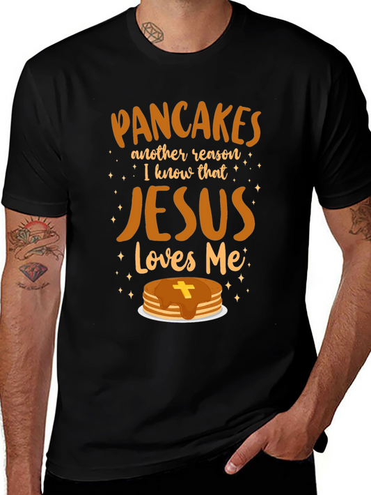 Pancakes & Jesus Graphic T-Shirt