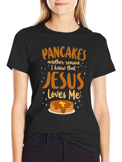 Pancakes & Jesus Graphic T-Shirt