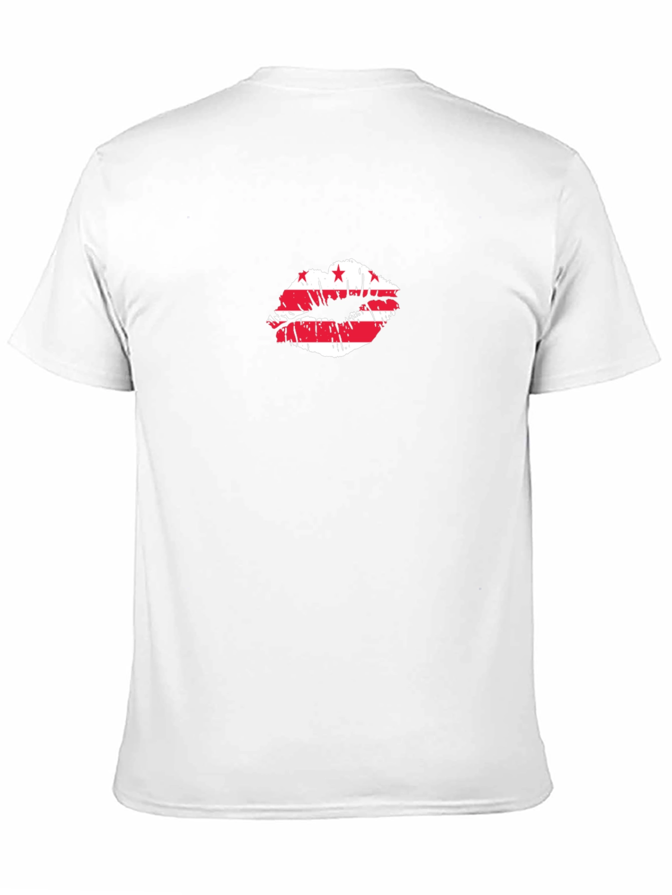 Kiss DC Flag Graphic Tee - Unisex Black T-Shirt