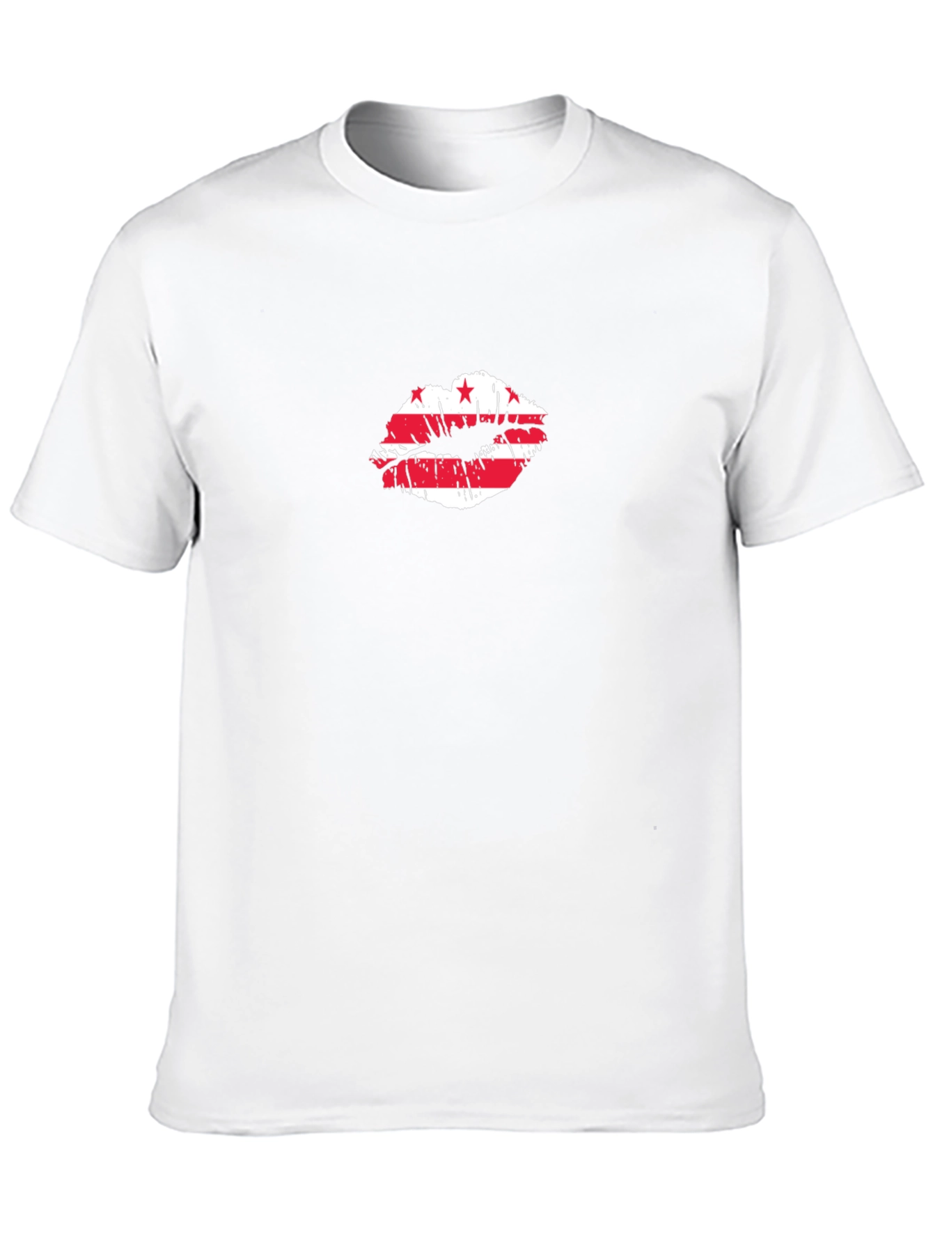 Kiss DC Flag Graphic Tee - Unisex Black T-Shirt