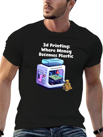 3D Printing Money T-Shirt: Plastic Becomes Money!