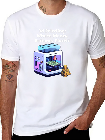 3D Printing Money T-Shirt: Plastic Becomes Money!