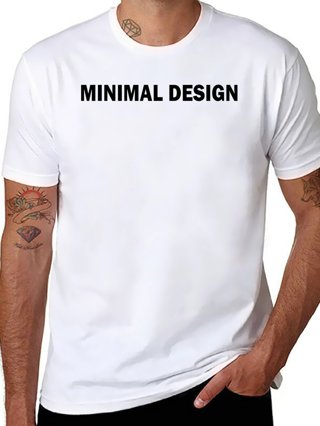 Minimal Design Black T-Shirt | Classic Style