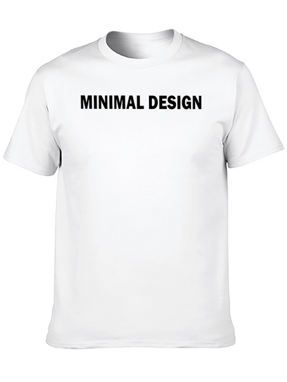 Minimal Design Black T-Shirt | Classic Style