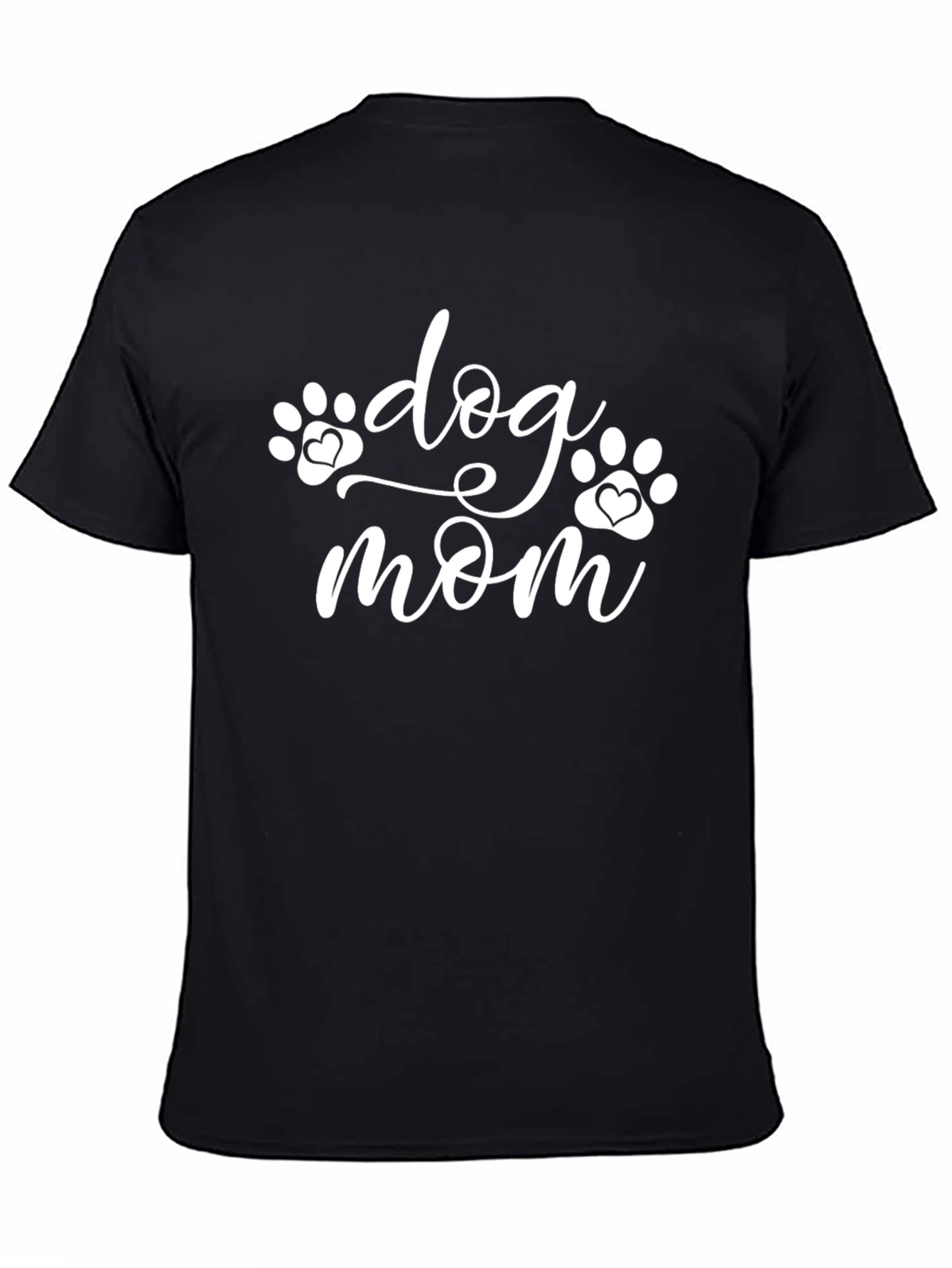 Dog Mom T-Shirt - Cute Paw Print Design