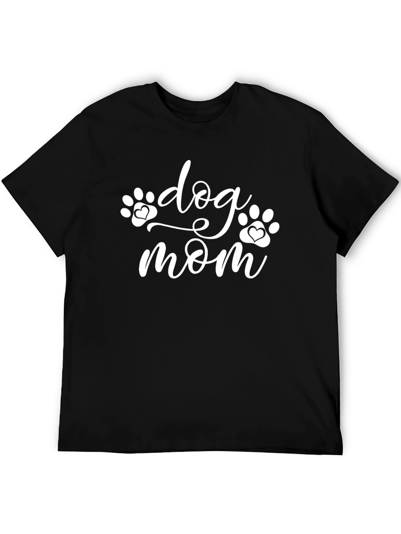 Dog Mom T-Shirt - Cute Paw Print Design