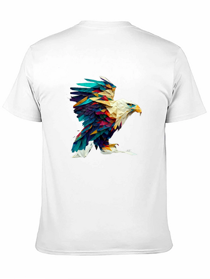 Abstract Eagle Graphic Black Tee